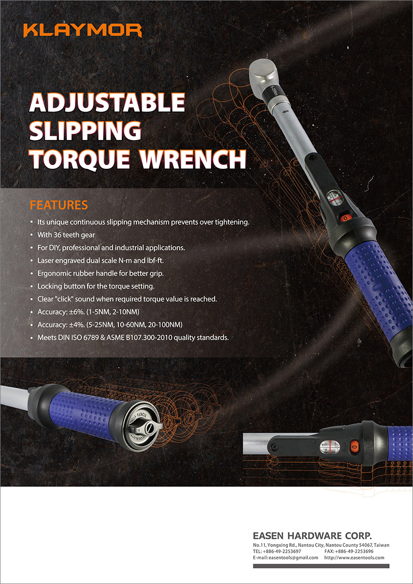 news adjustable slipping torque wrench 1