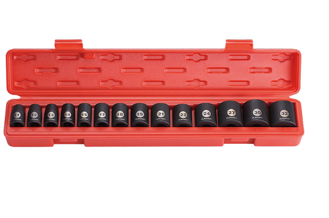 12dr impact socket set 14pcs mm