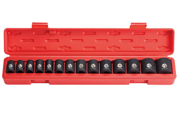 12dr impact socket set 14pcs sae