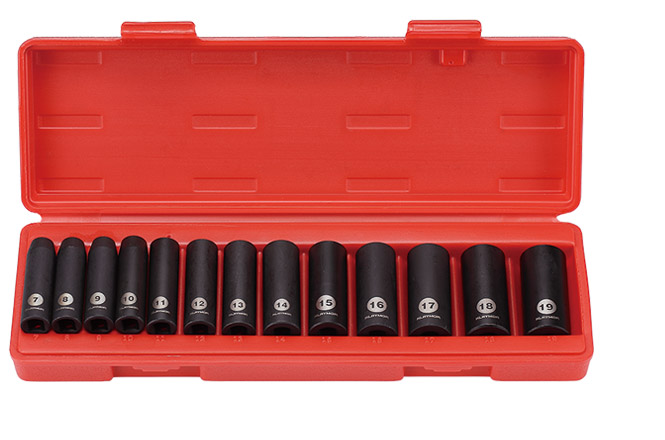 38dr deep impact socket set 13pcs mm